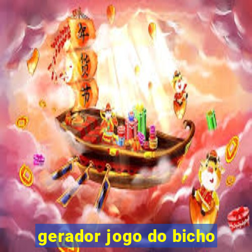 gerador jogo do bicho